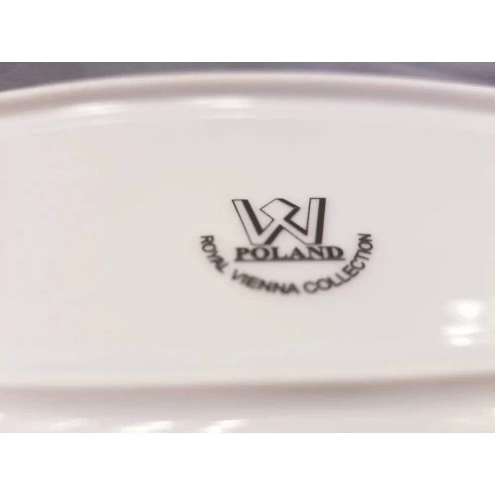 Large Vintage Wawel Poland Royal Vienna Collection China Serving Dish